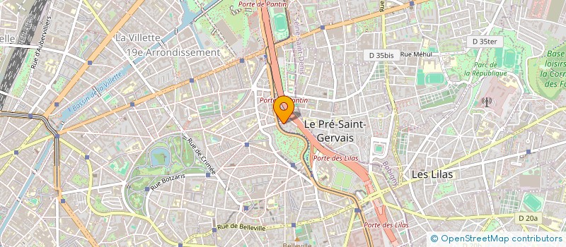 localisation de l'entreprise MONSIEUR FREDERIC COUDREAU  PARIS