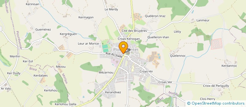 localisation de l'entreprise MONSIEUR FREDERIC COUILLAUD  PLOUNEVENTER