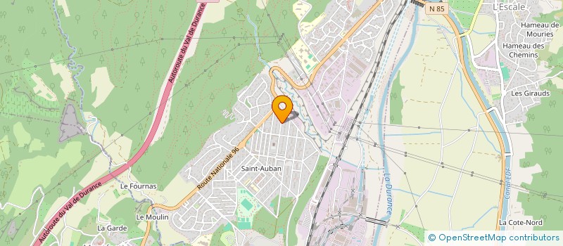 localisation de l'entreprise MONSIEUR FREDERIC COULAUD  CHATEAU-ARNOUX-SAINT-AUBAN