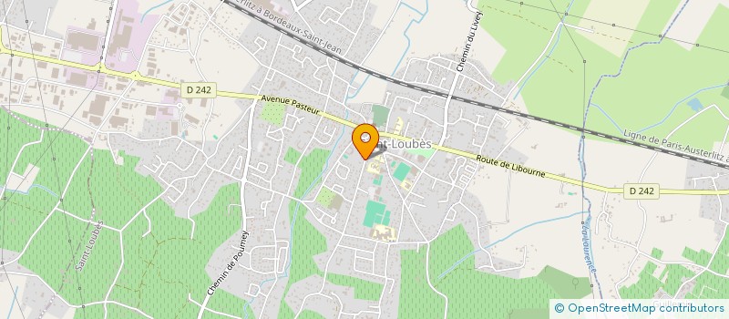 localisation de l'entreprise MONSIEUR FREDERIC COULOT à SAINT-LOUBES