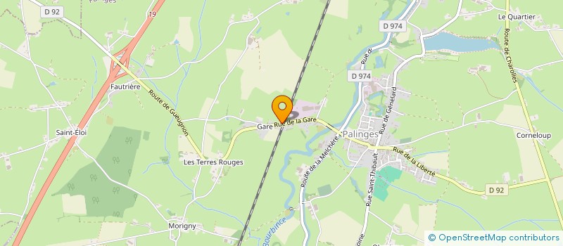 localisation de l'entreprise MONSIEUR FREDERIC COUNOT  PALINGES