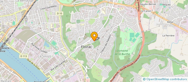 localisation de l'entreprise MONSIEUR FREDERIC COURNEAU  FLOIRAC