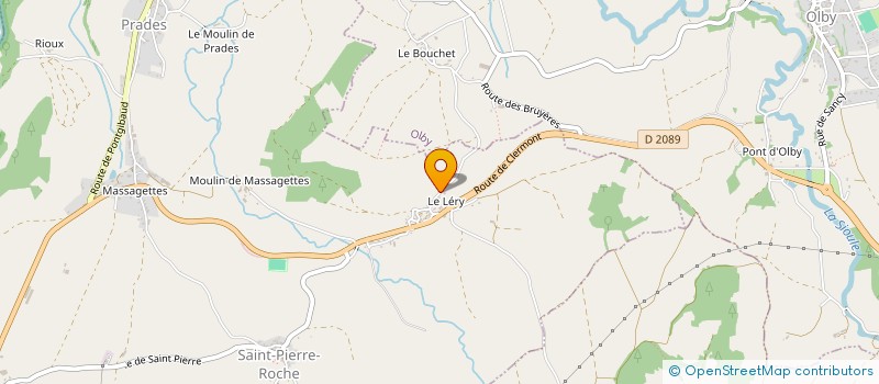 localisation de l'entreprise MONSIEUR FREDERIC COURTADON  SAINT-PIERRE-ROCHE