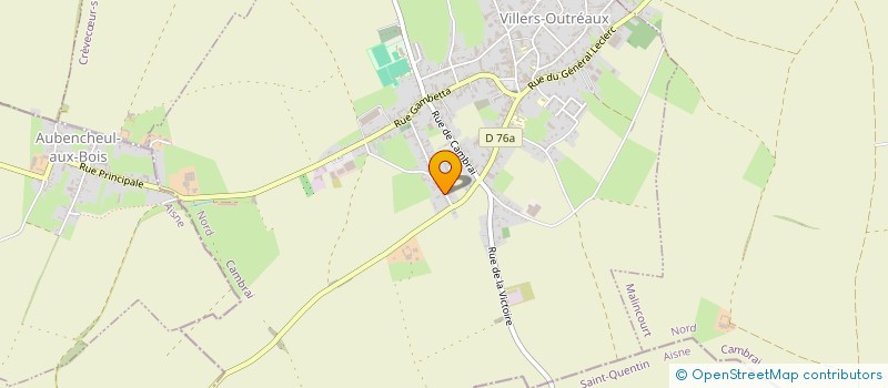 localisation de l'entreprise MONSIEUR FREDERIC COURTAIN à VILLERS-OUTREAUX