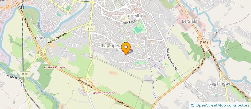 localisation de l'entreprise MONSIEUR FREDERIC COURTOIS à CASTRES