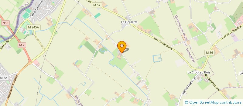 localisation de l'entreprise MONSIEUR FREDERIC COUSIN  FRELINGHIEN