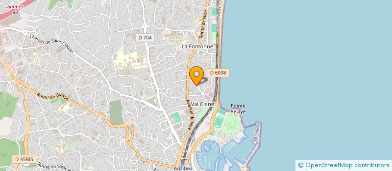localisation de l'entreprise MONSIEUR FREDERIC COUTAUDIER  ANTIBES
