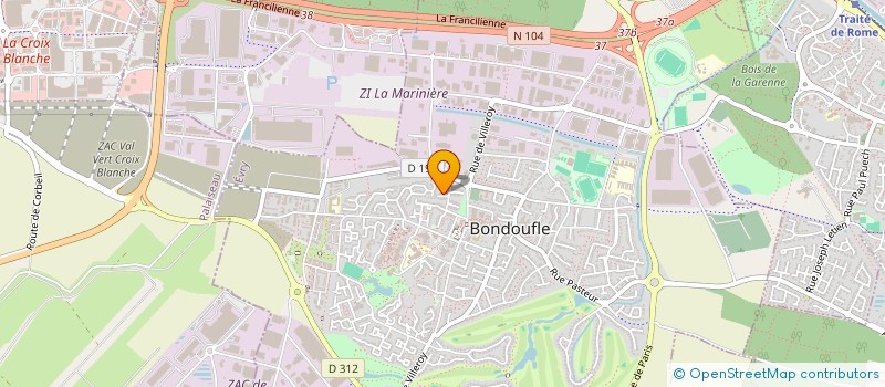 localisation de l'entreprise MONSIEUR FREDERIC COUTHENX-PEDARNAUD  VILLIERS-SUR-ORGE