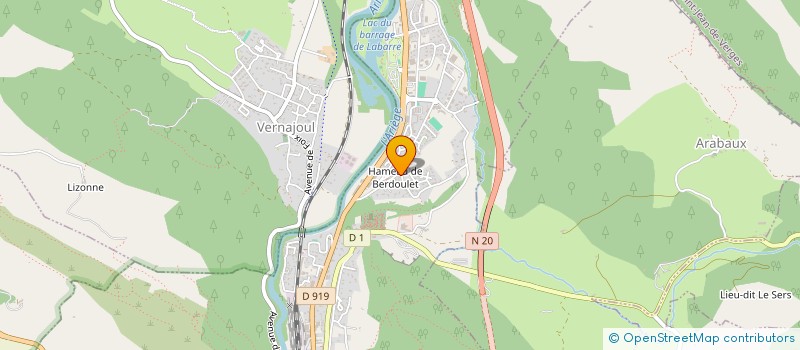 localisation de l'entreprise MONSIEUR FREDERIC COUX à FOIX
