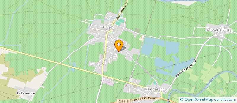 localisation de l'entreprise MONSIEUR FREDERIC COUZI  CANET