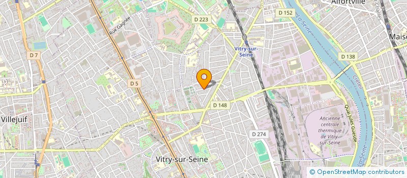 localisation de l'entreprise MONSIEUR FREDERIC COYERE à VITRY-SUR-SEINE