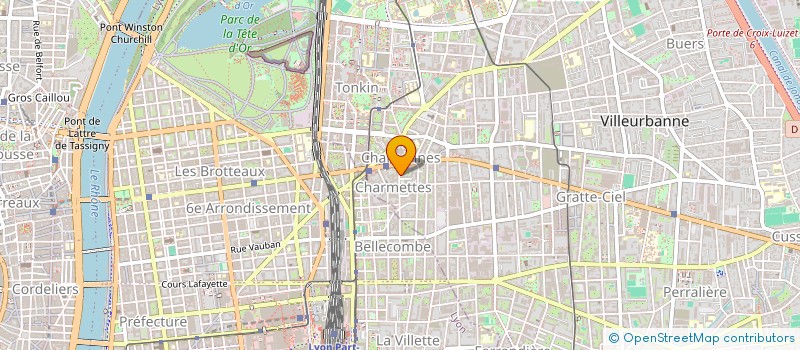 localisation de l'entreprise MONSIEUR FREDERIC CRACCO  VILLEURBANNE