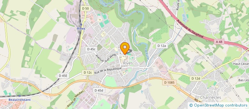 localisation de l'entreprise MONSIEUR FREDERIC CRESPEL  RIVES