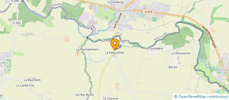 localisation de l'entreprise MONSIEUR FREDERIC CRETON à LASSAY-LES-CHATEAUX