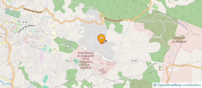 localisation de l'entreprise MONSIEUR FREDERIC CRISTINA à DRAGUIGNAN