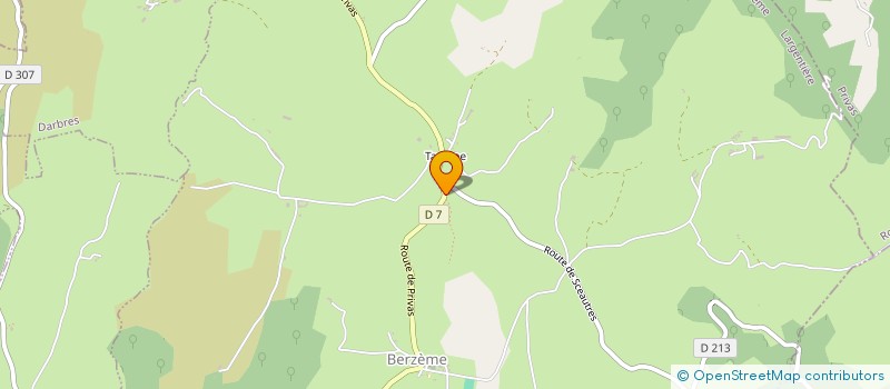 localisation de l'entreprise MONSIEUR FREDERIC CROS  BERZEME