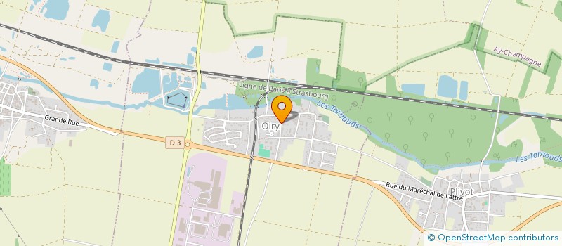 localisation de l'entreprise MONSIEUR FREDERIC CROVISIER  OIRY