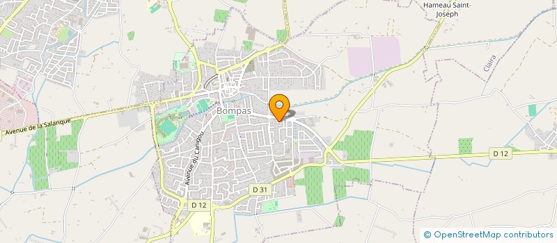 localisation de l'entreprise MONSIEUR FREDERIC CUBRY  BOMPAS