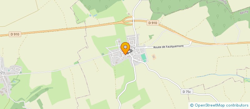 localisation de l'entreprise MONSIEUR FREDERIC CUISINIER  BECHY