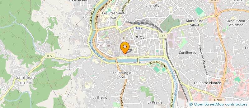 localisation de l'entreprise MONSIEUR FREDERIC CUMBO à ALES