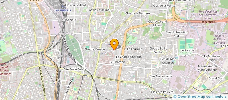 localisation de l'entreprise MONSIEUR FREDERIC CUNHA à ORLEANS
