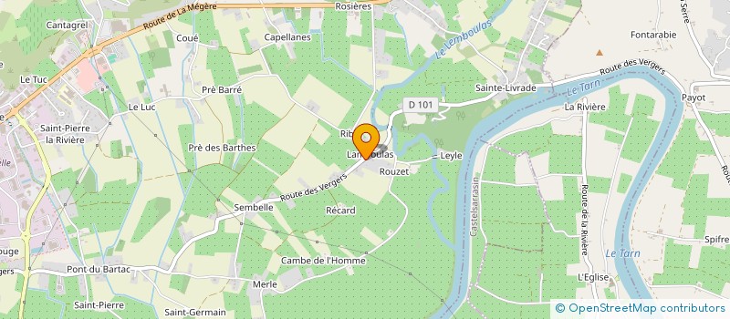 localisation de l'entreprise MONSIEUR FREDERIC CUNY à MOISSAC