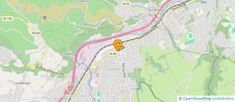 localisation de l'entreprise MONSIEUR FREDERIC CUOQ  LORETTE