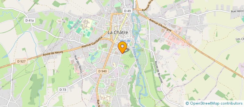 localisation de l'entreprise MONSIEUR FREDERIC CZUPOWNA à LA CHATRE
