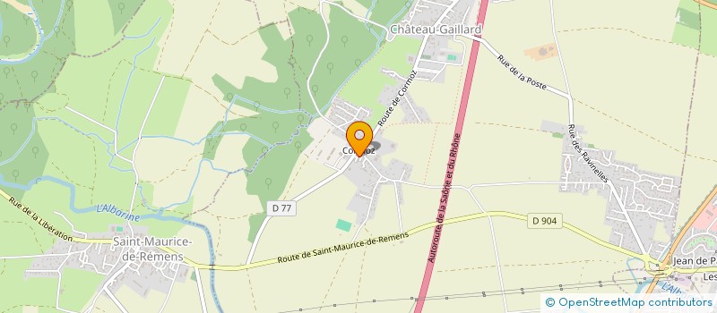 localisation de l'entreprise MONSIEUR FREDERIC D ORAZIO  CHATEAU-GAILLARD