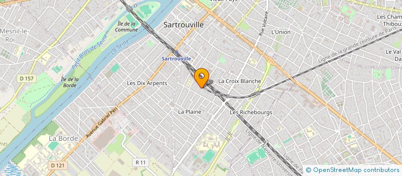 localisation de l'entreprise MONSIEUR FREDERIC DA COSTA DA SILVA  SARTROUVILLE