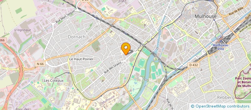 localisation de l'entreprise MONSIEUR FREDERIC DA GAI  MULHOUSE