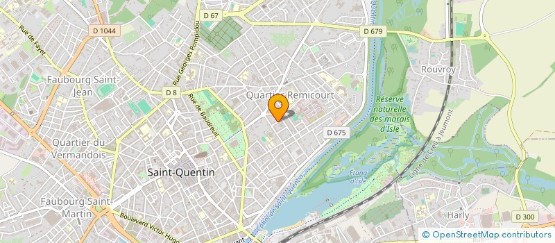 localisation de l'entreprise MONSIEUR FREDERIC DA RESSURREICAO BORGES à SAINT-QUENTIN