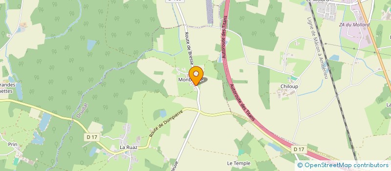 localisation de l'entreprise MONSIEUR FREDERIC DA SILVA  DRUILLAT