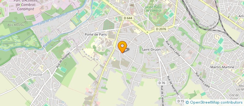 localisation de l'entreprise MONSIEUR FREDERIC DA SILVA à CAMBRAI