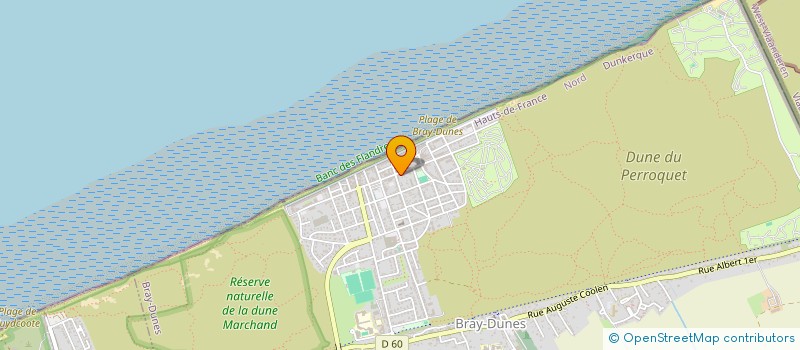 localisation de l'entreprise MONSIEUR FREDERIC DAEYE  BRAY-DUNES