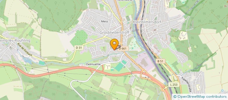 localisation de l'entreprise MONSIEUR FREDERIC DAHMANI  GROSBLIEDERSTROFF