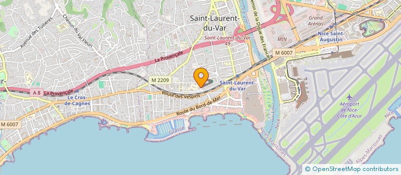 localisation de l'entreprise MONSIEUR FREDERIC DALEA à SAINT-LAURENT-DU-VAR