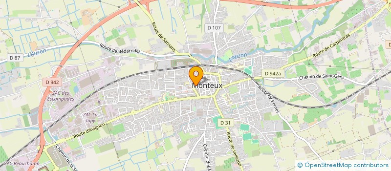 localisation de l'entreprise MONSIEUR FREDERIC DALLON  MONTEUX