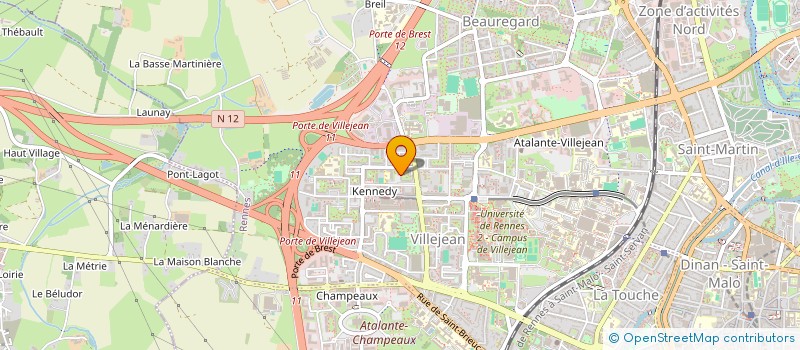 localisation de l'entreprise MONSIEUR FREDERIC DAMATO  RENNES