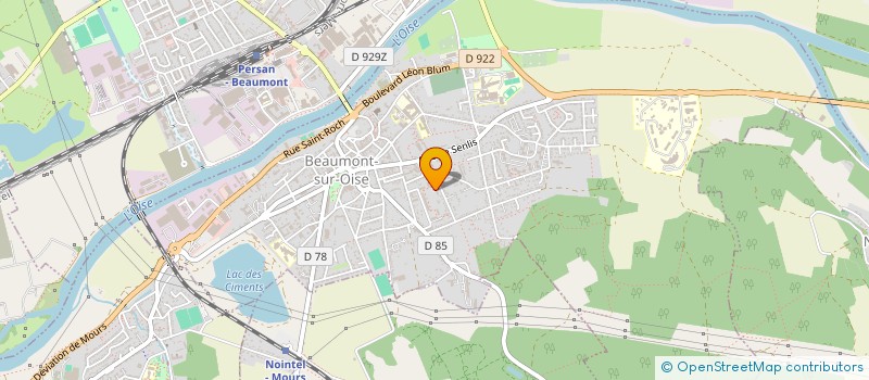 localisation de l'entreprise MONSIEUR FREDERIC DAMEN  BEAUMONT-SUR-OISE