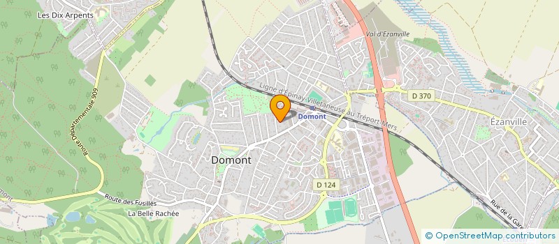 localisation de l'entreprise MONSIEUR FREDERIC DANA  DOMONT