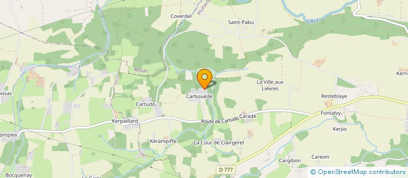 localisation de l'entreprise MONSIEUR FREDERIC DANBON  PLUHERLIN