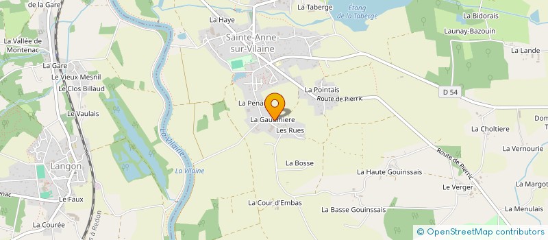 localisation de l'entreprise MONSIEUR FREDERIC DANDE  SAINTE-ANNE-SUR-VILAINE