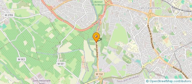 localisation de l'entreprise MONSIEUR FREDERIC DANGLADE à MONTPELLIER