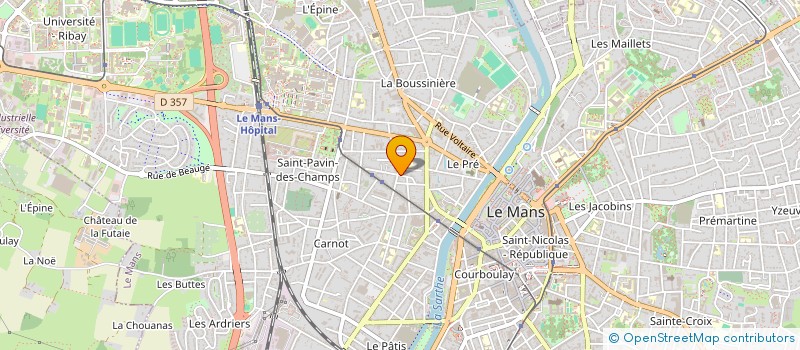 localisation de l'entreprise MONSIEUR FREDERIC DAPP  LE MANS