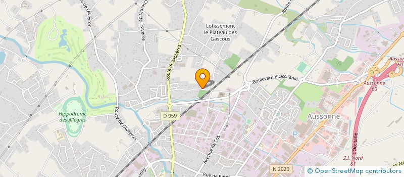 localisation de l'entreprise MONSIEUR FREDERIC DARDAILLER  MONTAUBAN