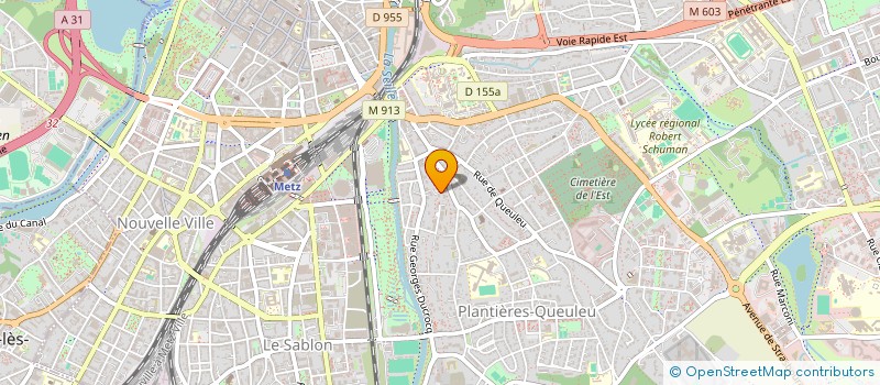 localisation de l'entreprise MONSIEUR FREDERIC DARDINIER à METZ