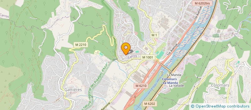 localisation de l'entreprise MONSIEUR FREDERIC DARLES à CARROS