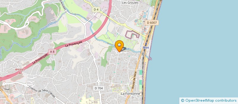 localisation de l'entreprise MONSIEUR FREDERIC DASCOLA à ANTIBES