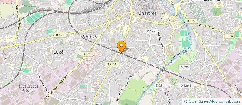 localisation de l'entreprise MONSIEUR FREDERIC DATY à CHARTRES